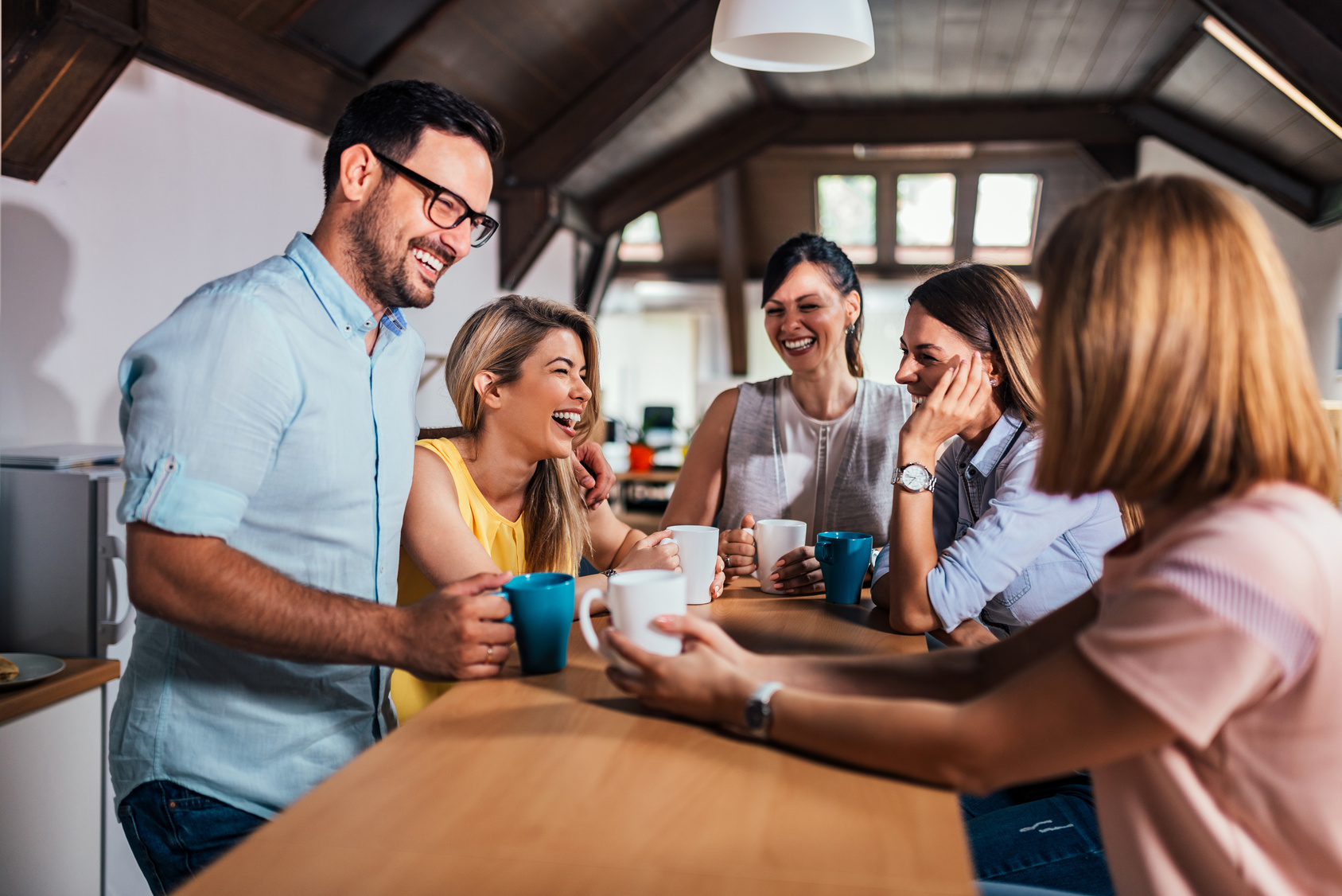 Young-People-Office-Coffee-Laughing