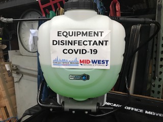 Mid-West Moving & Storage Equipment Disinfectant