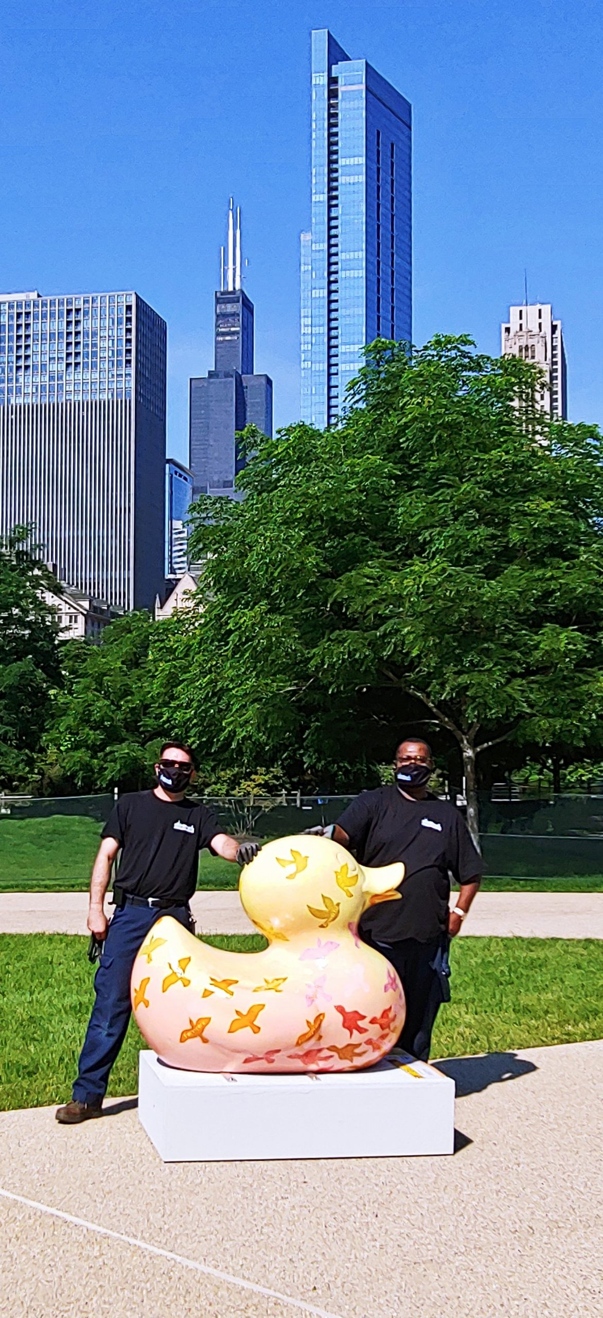 Movers with Ducks on the Mag Mile