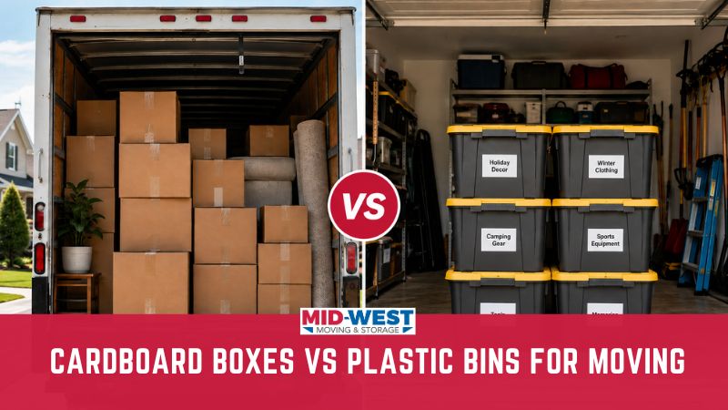 Boxes vs. Plastic Bins: Which Is Better for Moving?