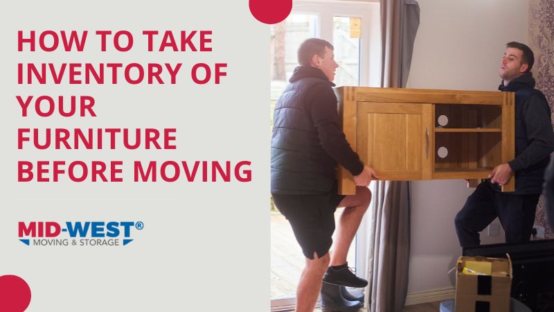 how to take inventory of the furniture before moving