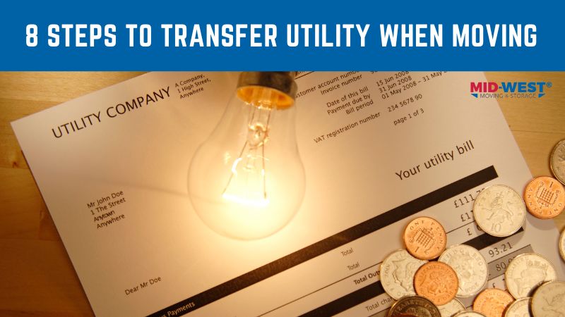 8 step process to transfer utility before moving