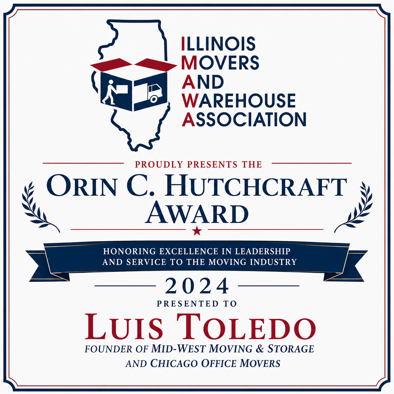 Orin C. Hutchcraft Award 2024, awarded to Luis